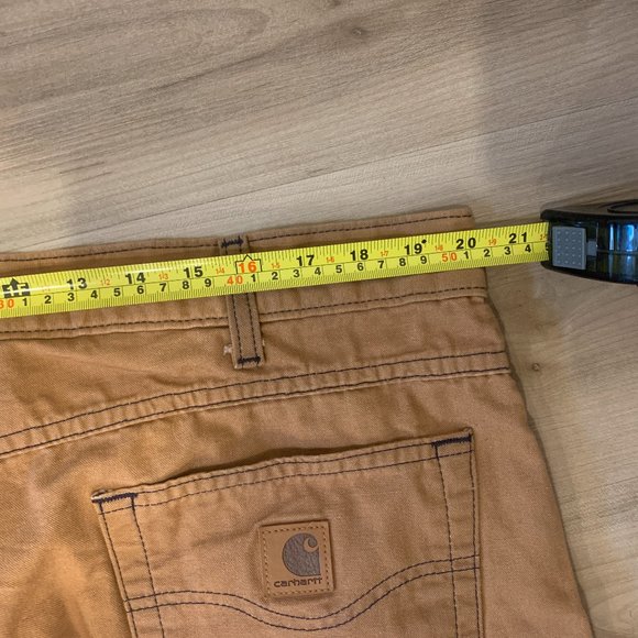 CARHARTT men’s original tan carpenter pants tags missing - Picture 7 of 8